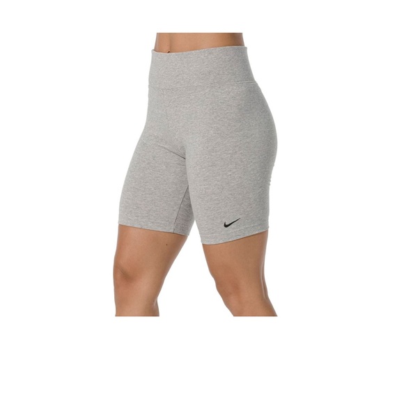 grey nike biker shorts